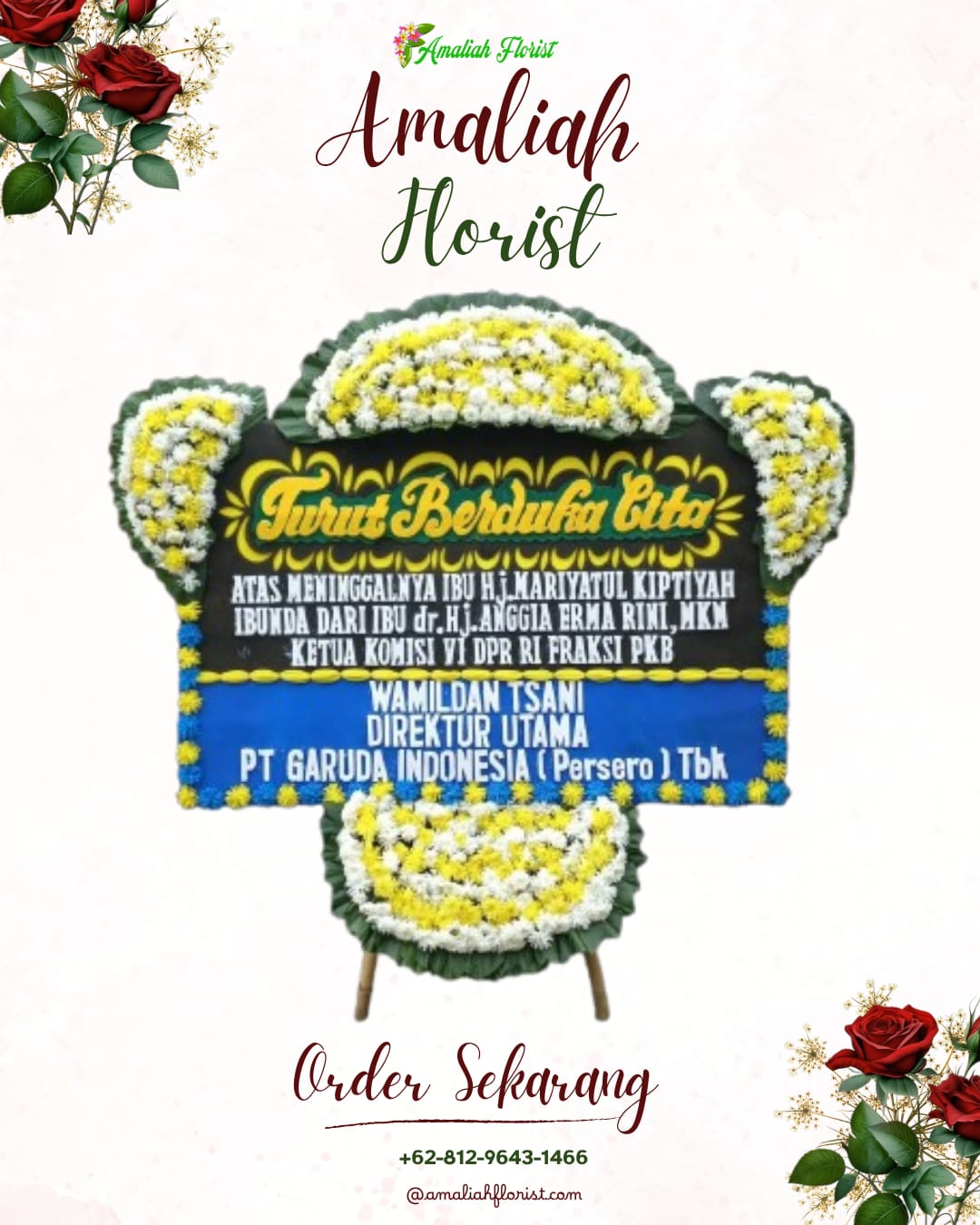 Papan Bunga Duka Bungkal